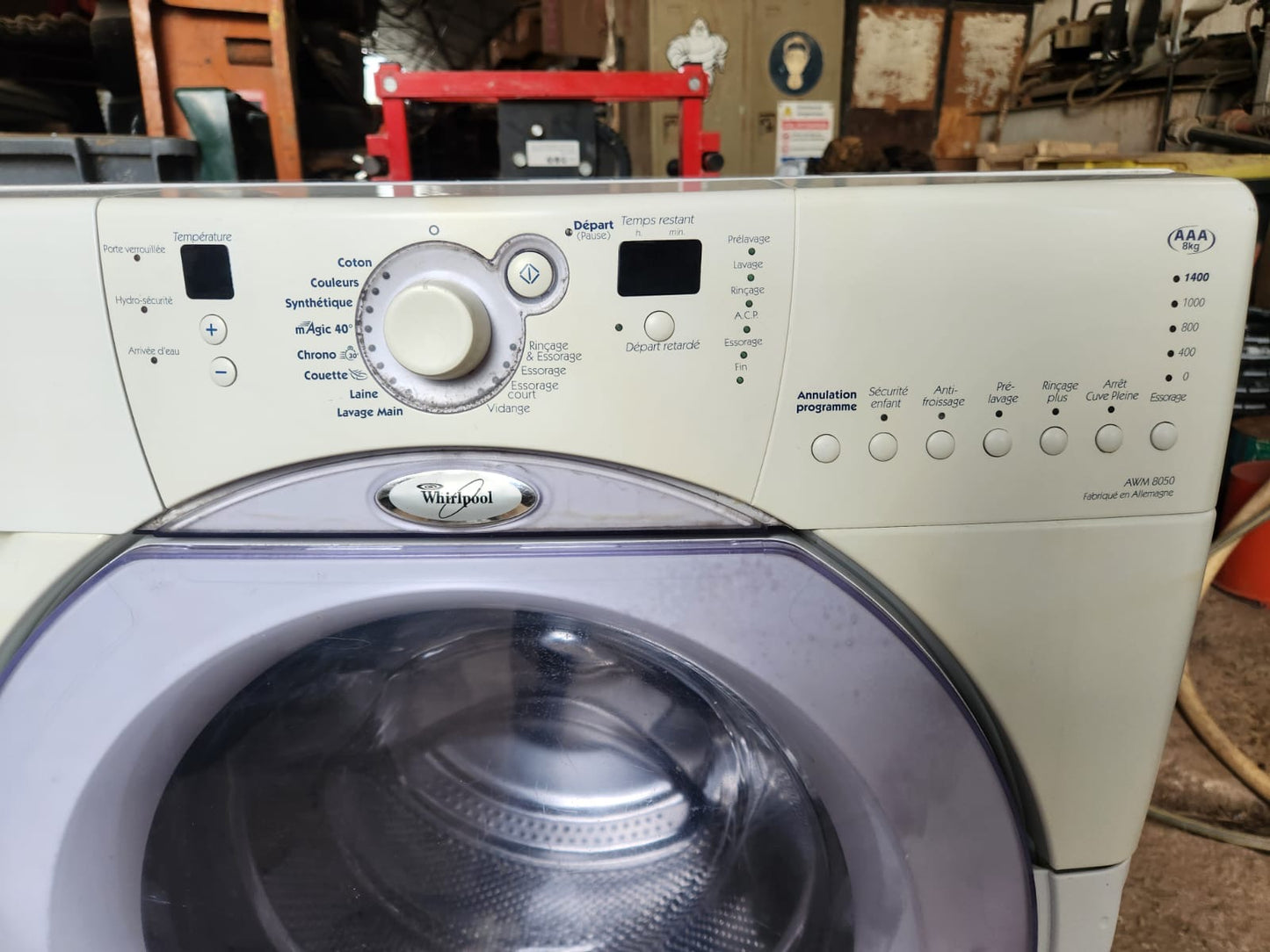 Machine à laver whirpool XXL
